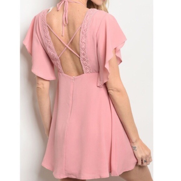 Crochet Trim Dress - Picture 2 of 2